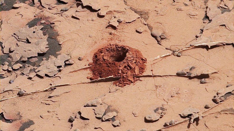 NASA Successfully Uses the Curiosity Rover's New Rock-Drilling ...