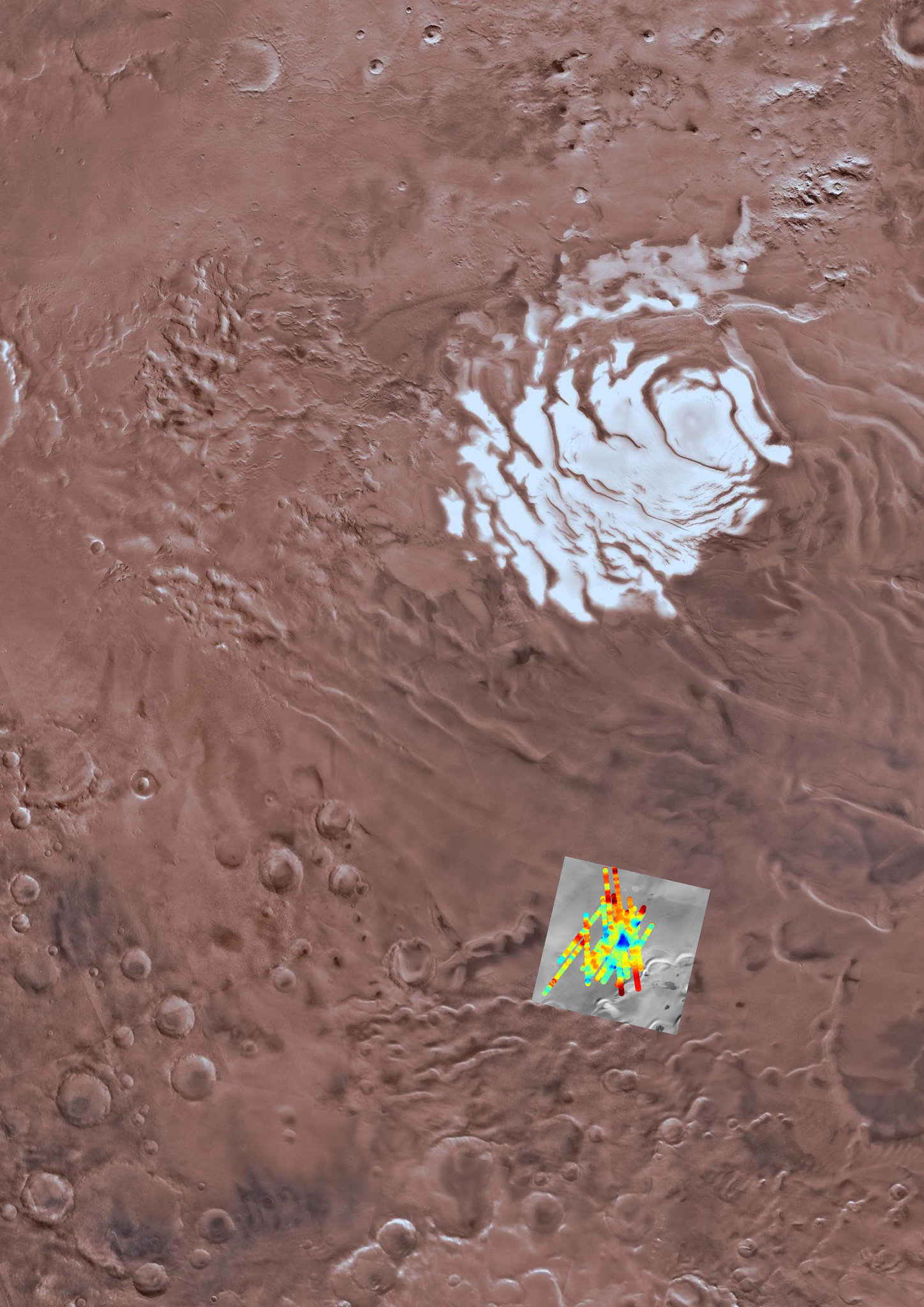 Underground Lake of Briny Water Detected on Mars Space