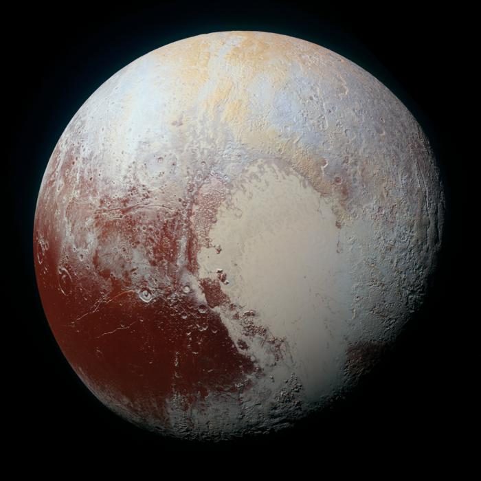 Photo: labroots.com Pluto's Glacial Heart Shows Evidence of Recent Liquid Nitrogen Seepage