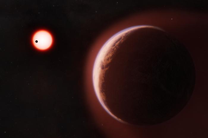 Astronomers Find Escaping Helium on Rocky World LHS 1140 b