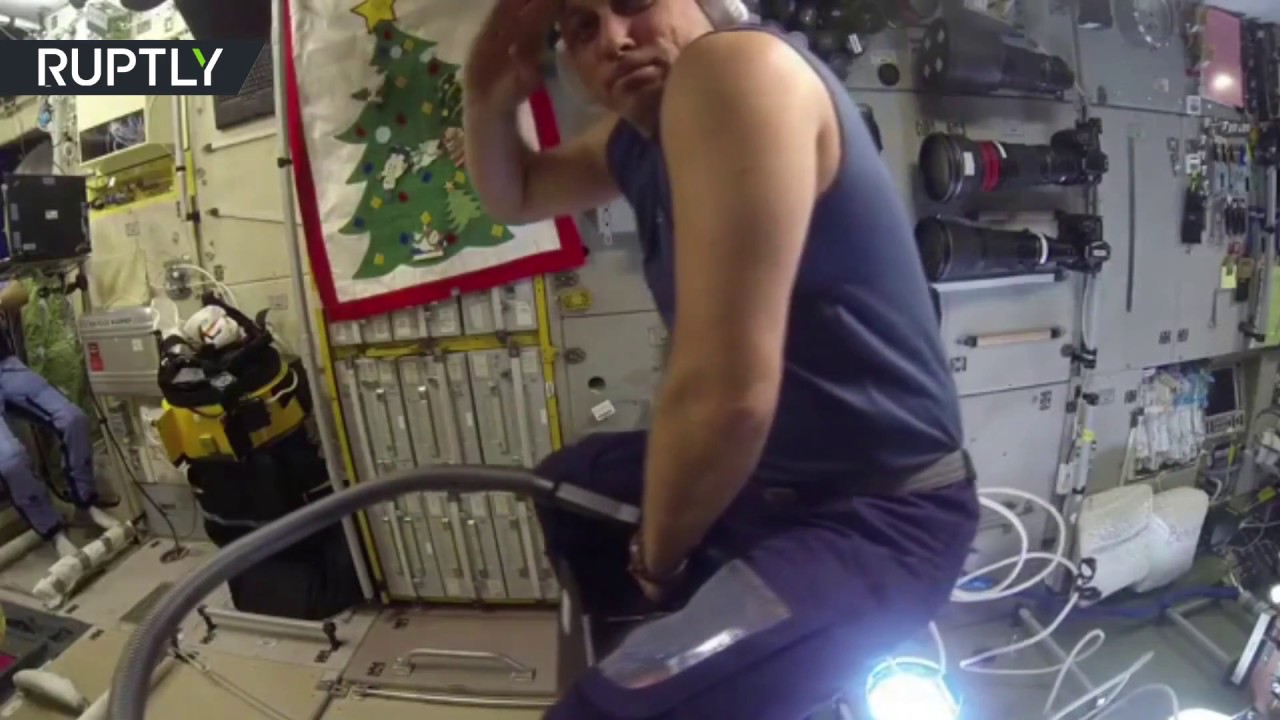 Can You Ride a Vacuum Cleaner Like a Jetpack in Space? Videos