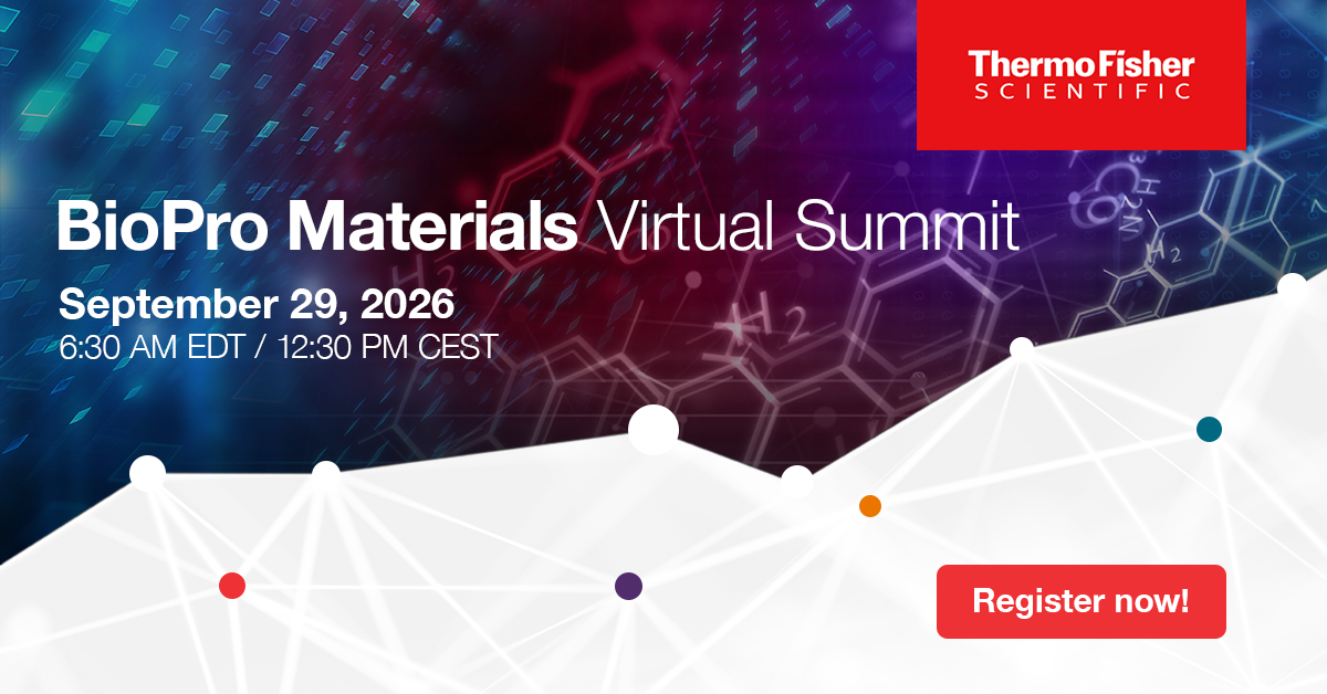 Evolution Virtual Lab BioPro Materials Virtual Summit