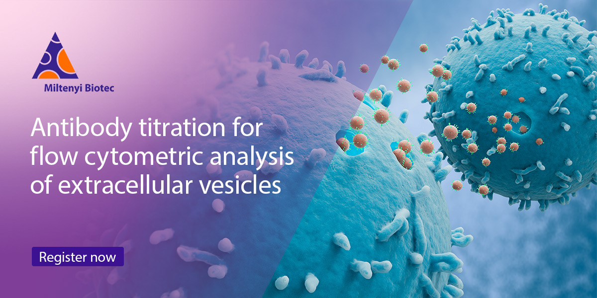 Antibody titration for flow cytometric analysis of Extracellular